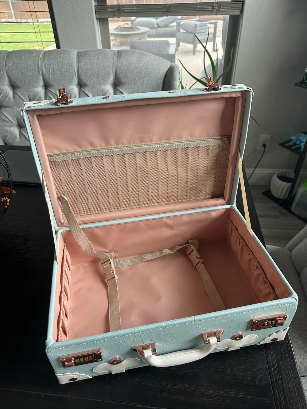 Blue Keepsake Trunk - Baby or Wedding
